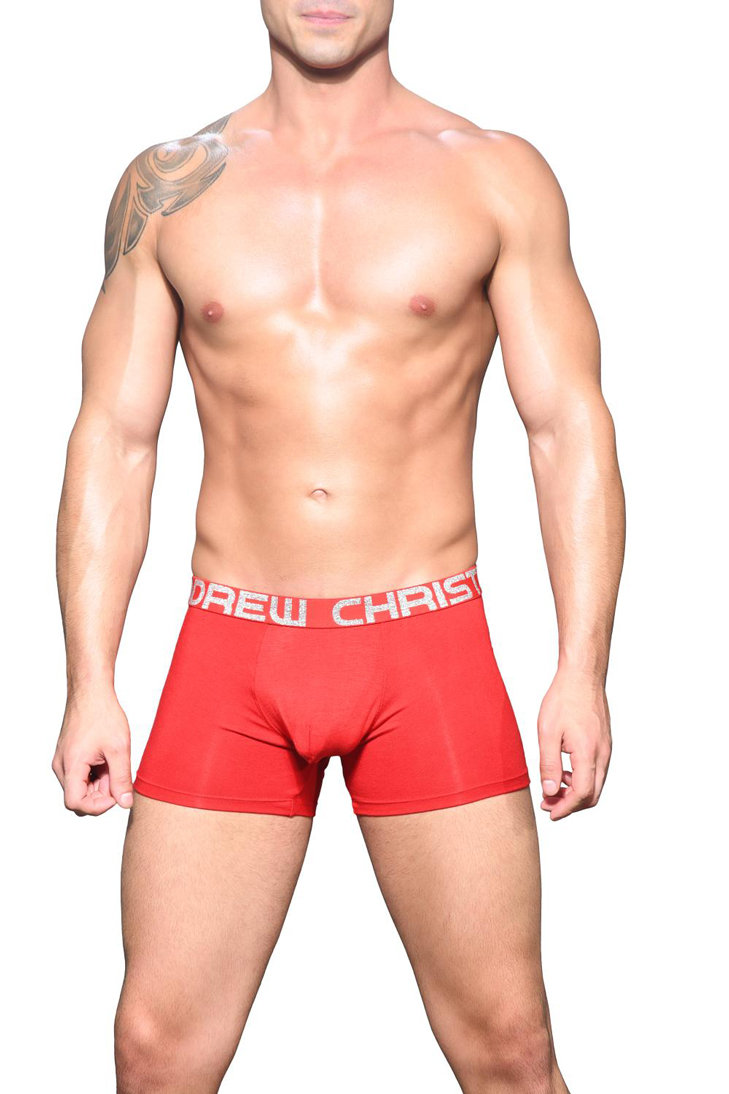 Almost Naked Bamboo boxerky ANDREW CHRISTIAN 91895 Red2